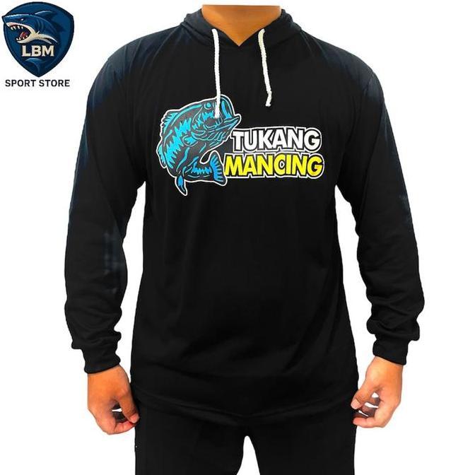 Weminton- Kaos Mancing Kata Kataa Lucu Baju Mancing Tulisan Tangan Panjang Uniseks