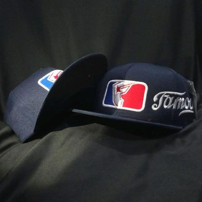 Punyakamu- Topi Famous-Navy / 109/ Topi Snapback Famous/ Topi Snapback Bordir Famos-Navy