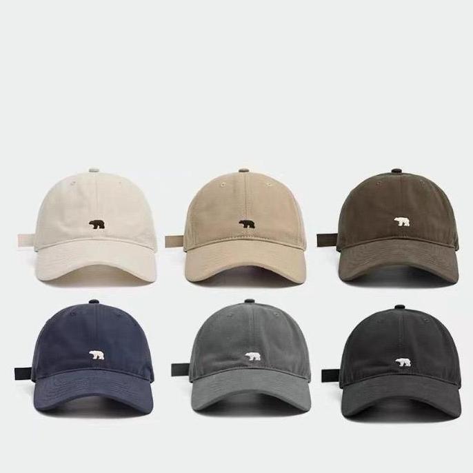 renda.amir - beary jeans bj246 | polar bear baseball cap topi beruang klasik baseball hip -hop vinta
