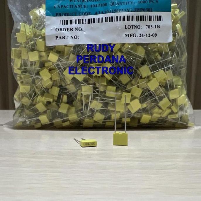 KAPASITOR MKM 104 100000PF 100NF 100N 0.1UF 100V 100 VOLT MOS27