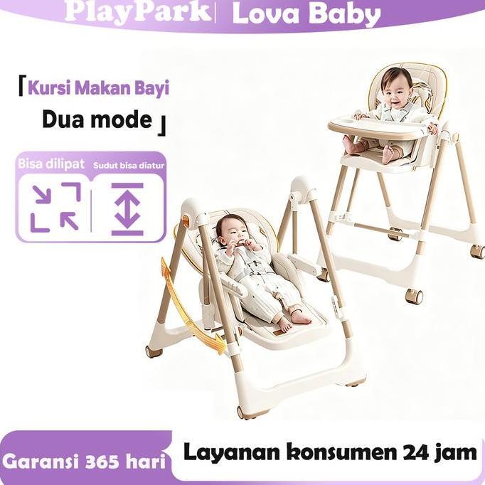 [Melipat]Meja Kursi Makan Bayi Lipat Booster Seat Bayi Chair Serbaguna Multifungsi Perlengkapan Bayi