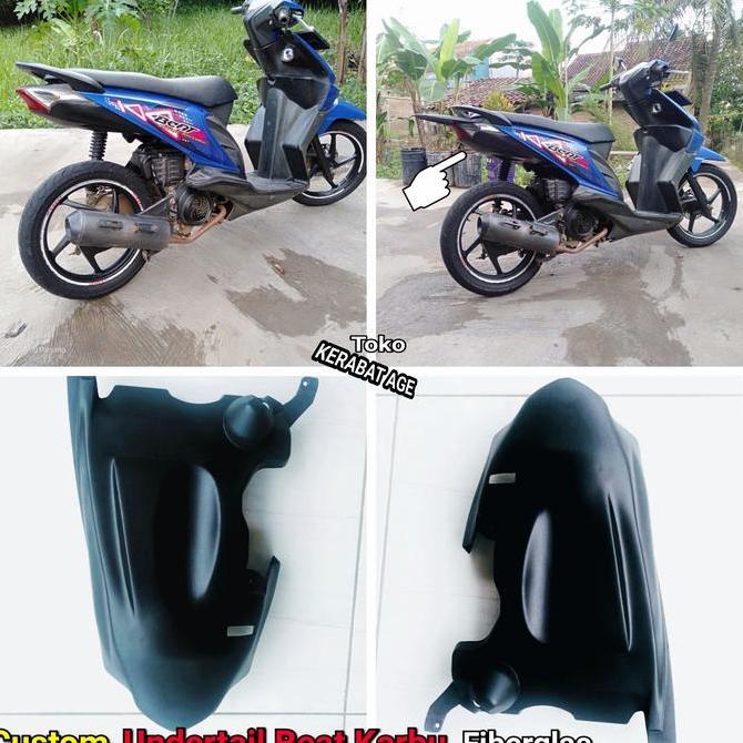 Undertail Beat Karbu Aksesoris Modifikasi Spakbor Belakang Promo