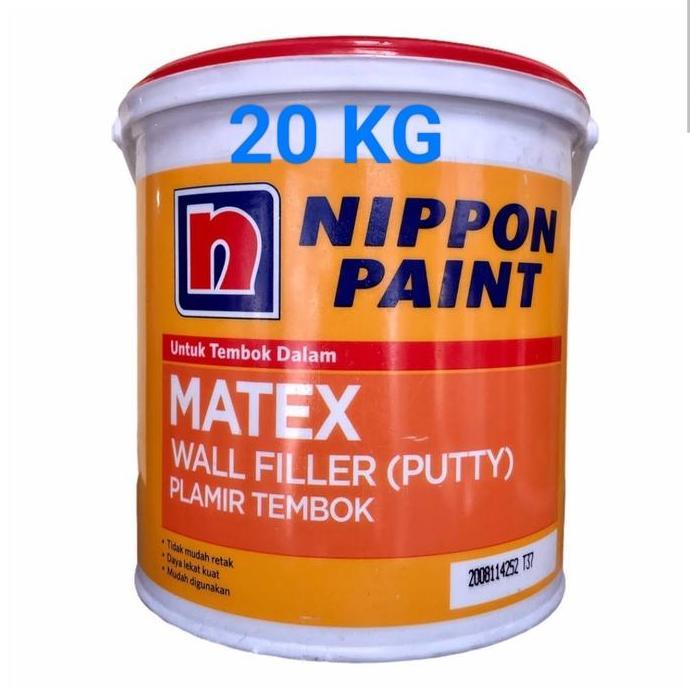 Nippon paint matex wall filler putty,plamir tembok 20kg,plamir matex