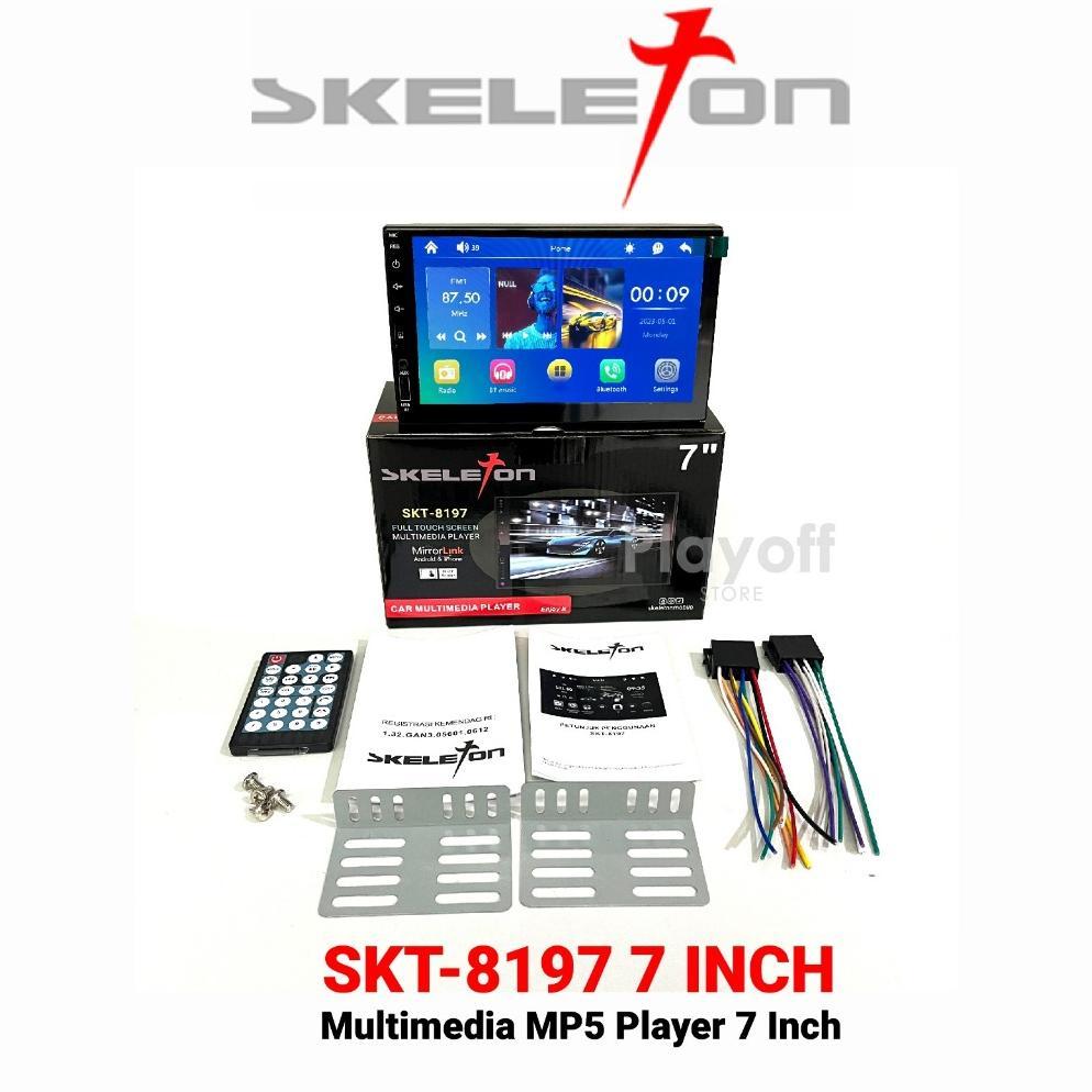 Tape Mobil Double Din MP5 SKELETON Head Unit Full Touch Screen Bluetooth USB MirrorLink