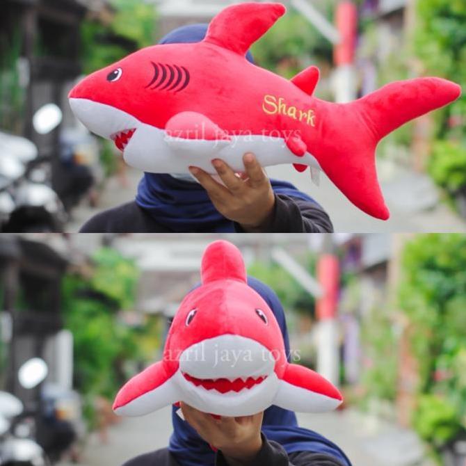 Marcelina_Shop - Boneka Ikan Hiu Baby Shark Jumbo Besar Pinkfong Mainan Boneka Hiu Ikea Paus Martil 