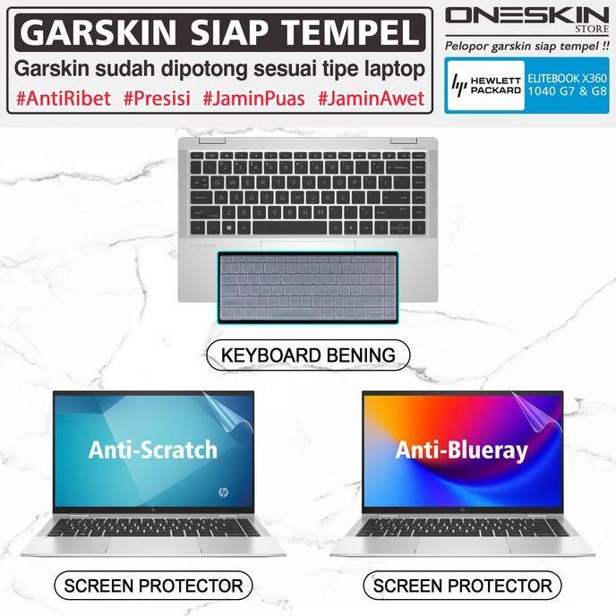 Garskin Laptop Screen Keyboard Protector HP EliteBook x360 1040 G7 G8