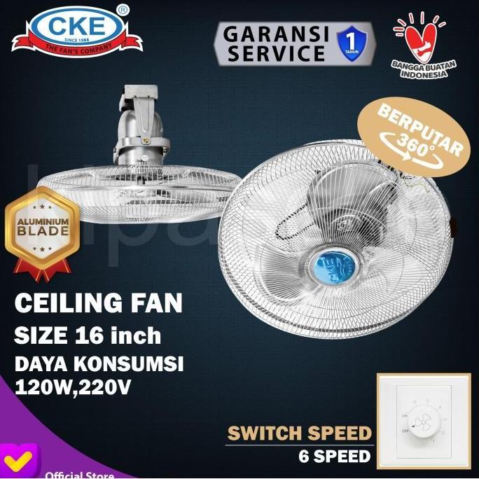 CKE Kipas Angin Plafon Orbit / Autofan 16 Inch Ceiling Orbit Fan