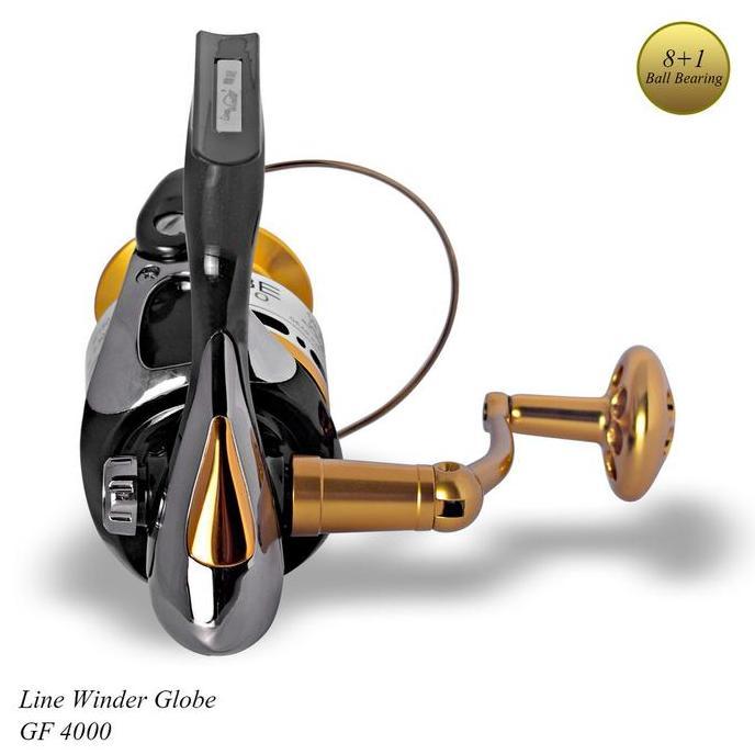 REEL LINE WINDER NEW GLOBE 8+1 BEARING (PILIH UKURAN) FD99