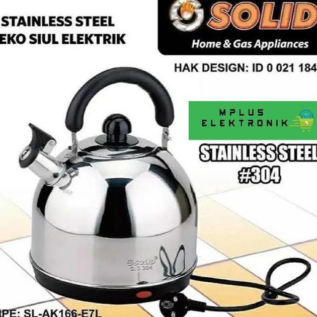 Termurah Solid Teko Listrik 7 Liter Bunyi Siul Solid Ceret Electric Kettle 7L Stainless Steel #304 K