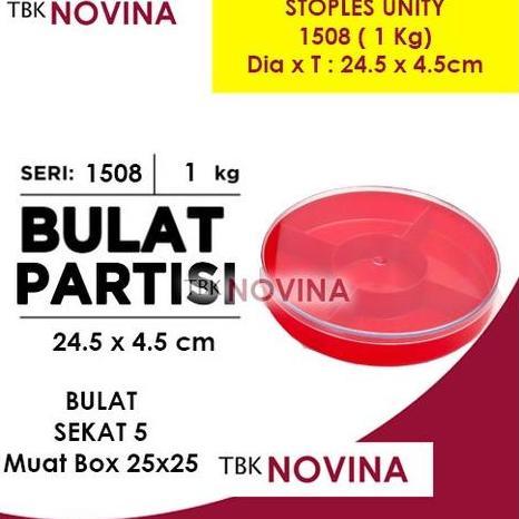 STOPLES KUE 1KG TOPLES BULAT PARTISI SEKAT 5 UNITY 1508