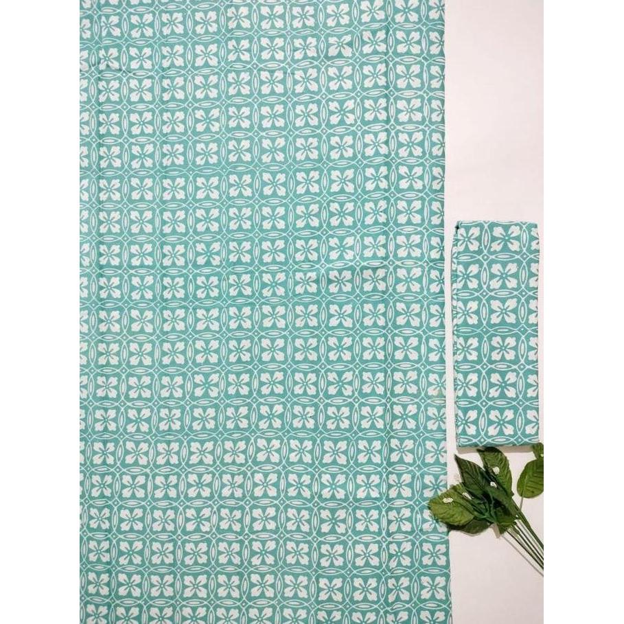TERBARU  Kakeko Batik Kain Batik CAP Garutan Asli Pekalongan Seri Warna Mint Pastel Hijau Telur Asin