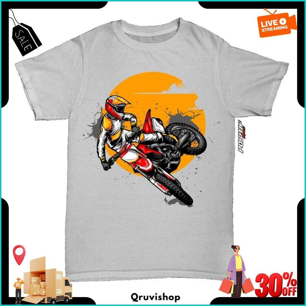 Kaos Anak Laki Perempuan Motor Cross Positif Merch Harga Promo