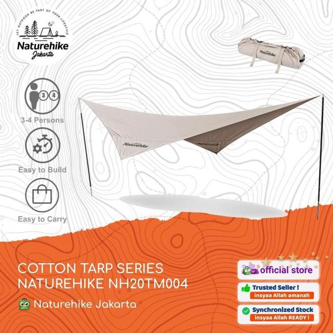 COTTON TARP NATUREHIKE NH20TM004 FLYSHEET TENDA CAMPING GLAMPING