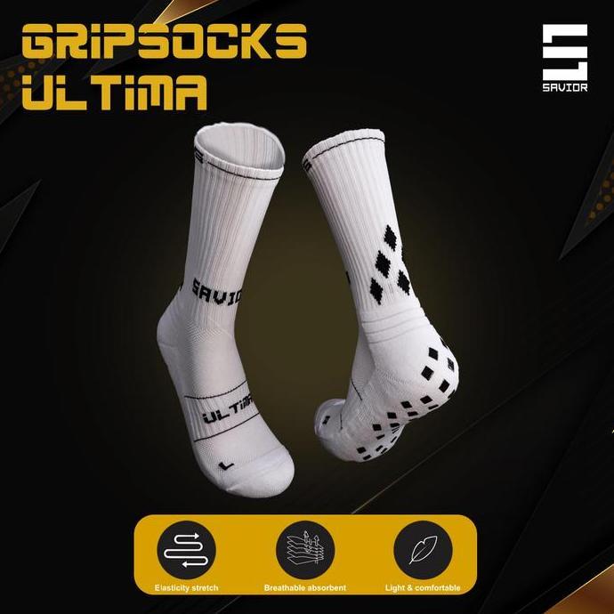 Savior Ultima Pendek - Grip Socks | Kaos Kaki Antiselip | Kaos Kaki Antislip | Kaos Kaki Futsal Sepa