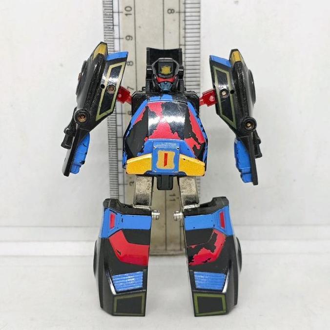 PART FIGURE DX MACHINE ROBO RESCUE HYPER POLICE ROBO BLACK MRR NO 1 ORIGINAL BANDAI FG75