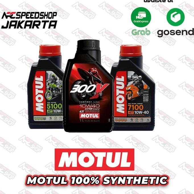 Olinoy- Oli Motul Full Synthetic 7100 10W-40 / Tech 5100 10W-40 / 300V Zx25R Rr Zx6R Zx636 Zx10R Rr 