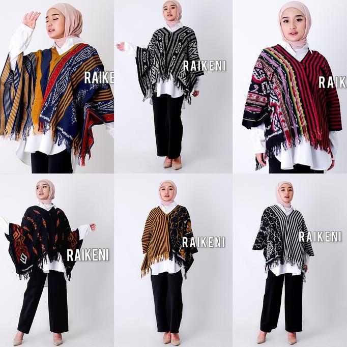 PROMO RAIKENI Hana Outer Etnik | Baju Kelalawar | Batwing Tenun Batik PROMO