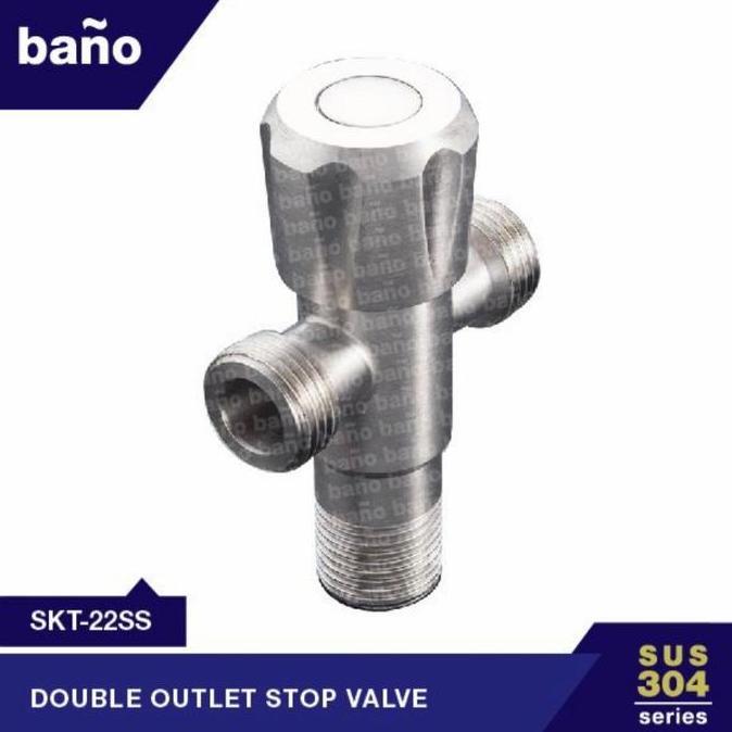 Liderado- Stop Kran T Stainless Bano/Stop Kran Double Closed/Kran Double Closed