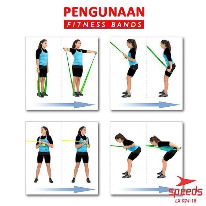 yustika767 - speeds fitness band resistance band pull up karet fitness karet pull up  024-18 alat ol