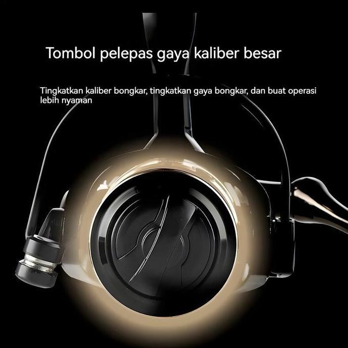 Lansungkirim- Pancing Reel Nx2000-7000 Besi Fishing Reel Mesin Pancing Reel Kuat Metal