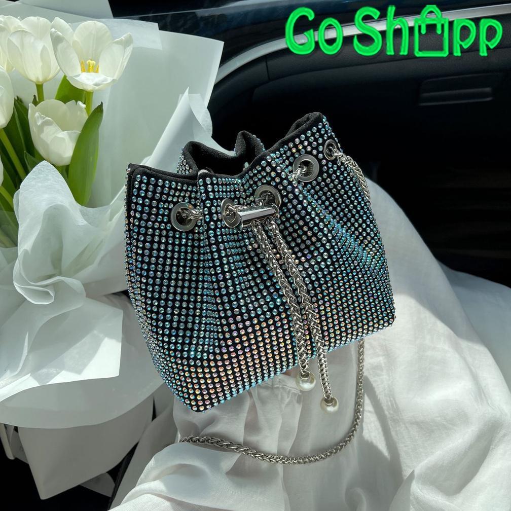 PROMO Bucket Bag Wanita Import - Tas Selempang Wanita Bling Bling Import Terbaru Fashion Korea - Tas