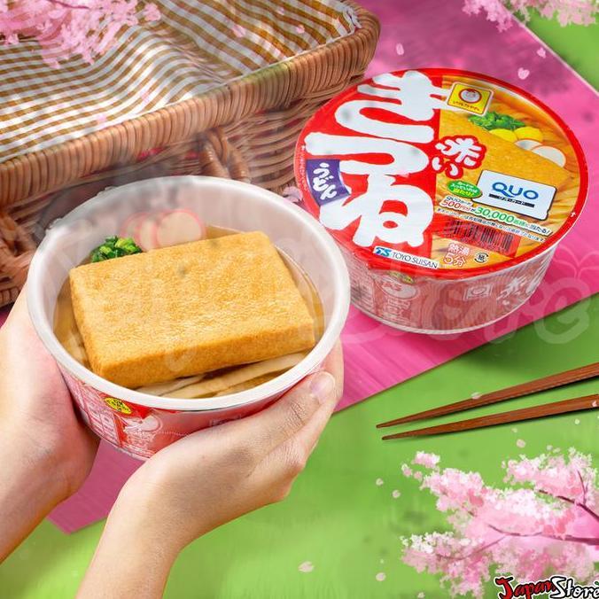 Maruchan Akai Kitsune Udon Cup [96 Gram] [Mie Udon Instant Cup Dengan Tahu Goreng Manis]