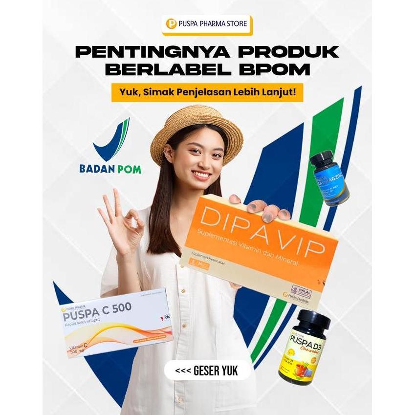 Excellent- {Spesial Dokter Puja} Paket Promil Suami Istri - Puspa D3 Vitamin D3 1000 + Picozinc - B6
