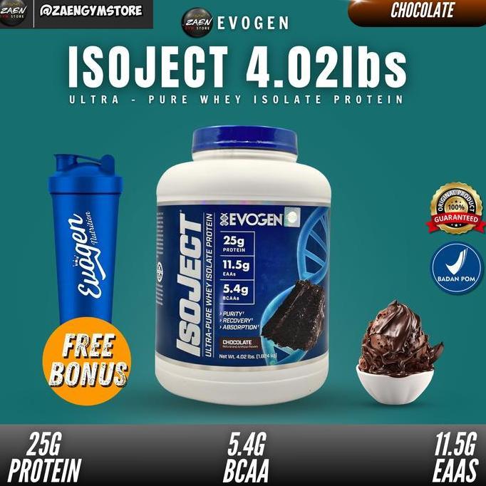 Evogen Isoject 4Lbs Whey Protein Isolate Isoject Hany Rambod