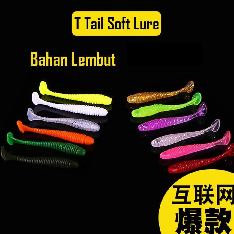 Umpan Casting Soft Lure Ikan Panjang 7cm Isi 6 Pcs