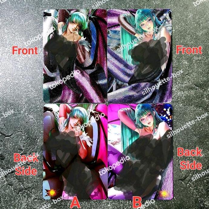 ZD Darkstalkers Morrigan Aensland Metallic Hairline Texture Card