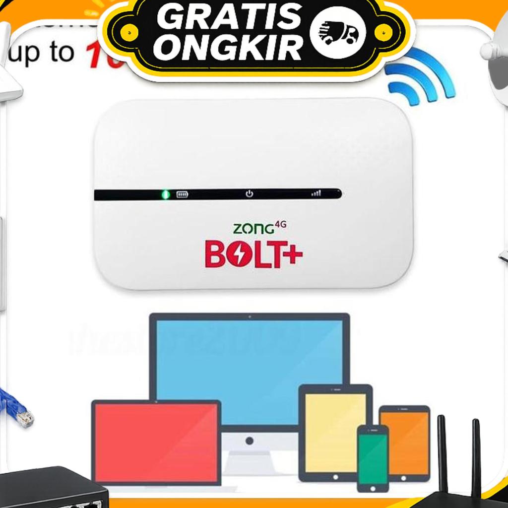 Modem Wifi Portable E5576 Bolt+ Mifi 4G Lte Support All Operator