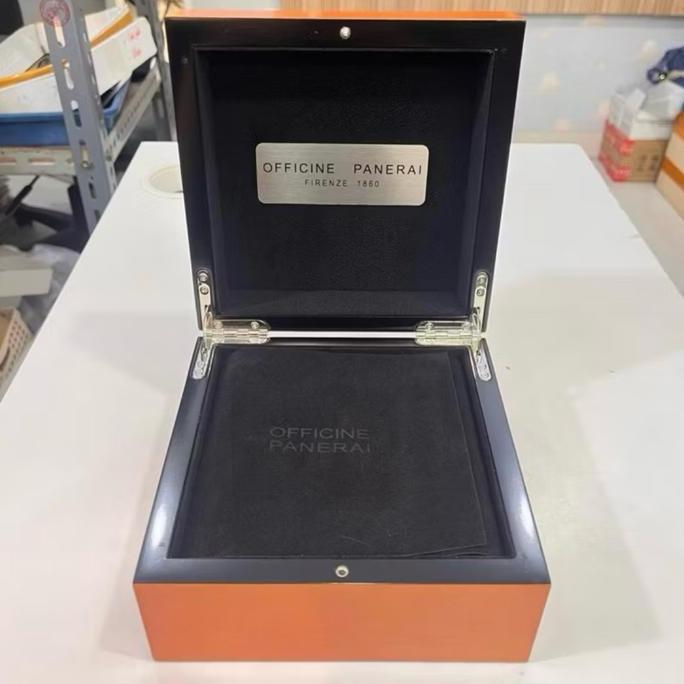 Kotak Jam Tangan Panerai Luminor Original Box Panerai Kayu Mewah Full Set Free Rubber & Obeng