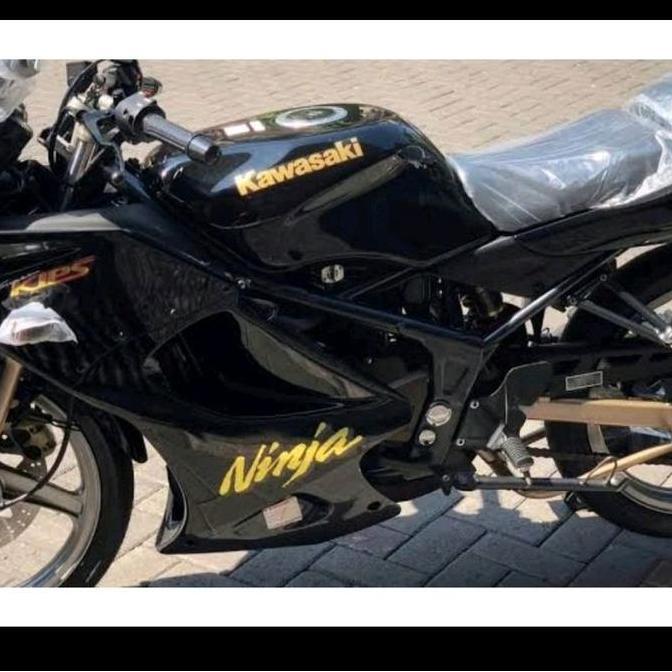 Stiker Striping Decal Ninja RR 150 OLD CBU Hitam Orinal Kawasaki