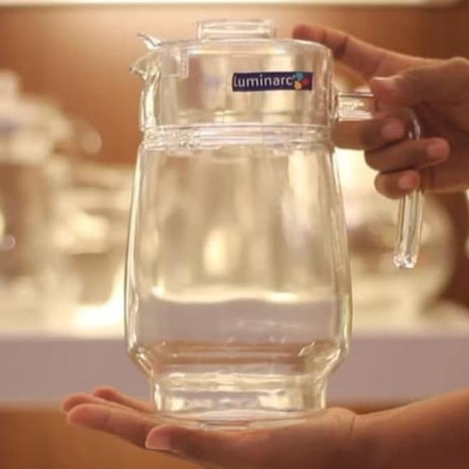 1 SET ISI 6 PCS PITCHER LUMINARC 1.6L/WATER JUG KACA/PITCHER JUICE5/ Kitchenware VS