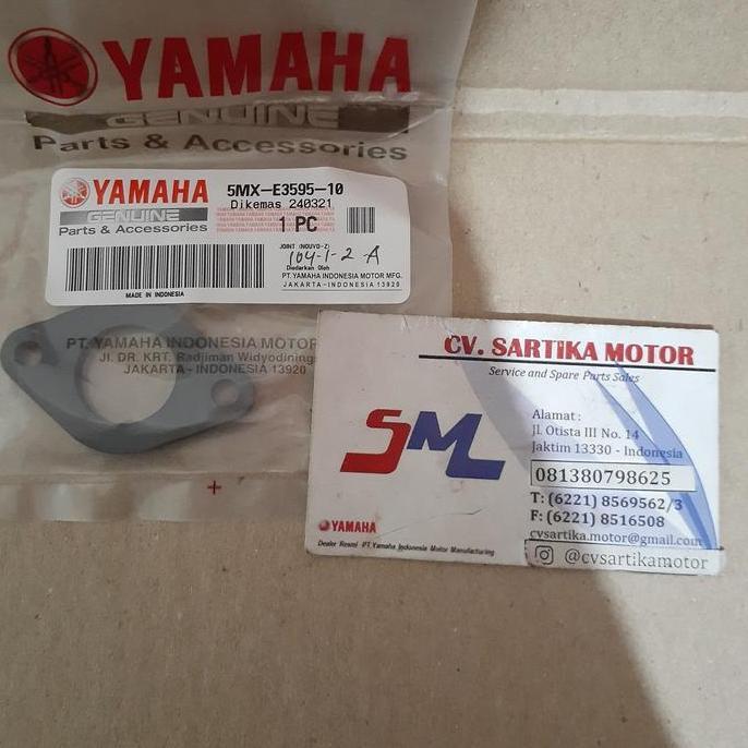 PAKING INTAKE MIO SMILE, NOUVO Z, MIO SOUL, FINO / JOINT 5MX-E3595-10 TERBARU