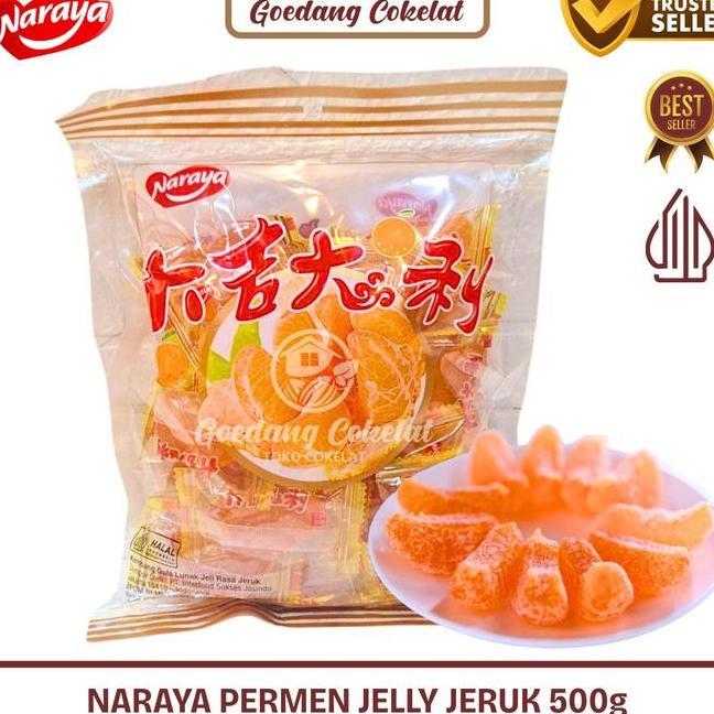 Naraya Jelly Jeruk Mandarin Orange Candy Gr Halal