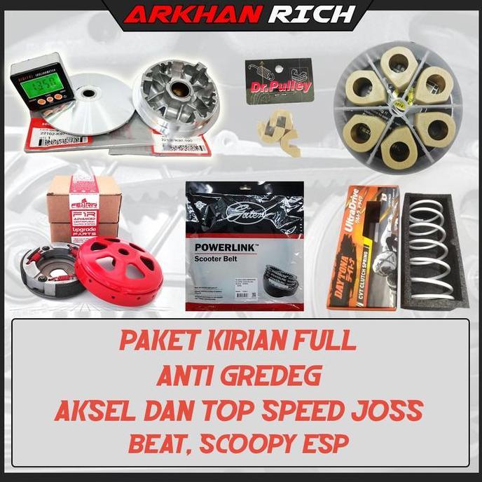 PAKET UPGRADE CVT FULL SCOOPY BEAT ESP