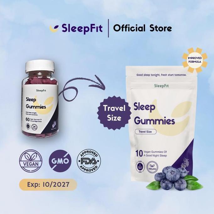 Sleepfit Sleep Gummies Melatonin 5 Mg 60 Gummies