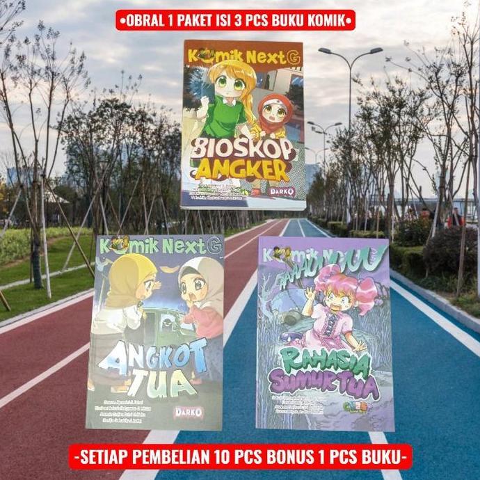 Topatop567 - Obral 1 Paket Isi 3 Pcs Buku Komik Cerita Anak / Komik Kkpk / Komik Nextg / Vila Angker