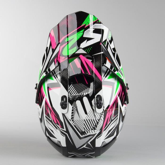 Helm Motorcross Cross Ls2 Mx437 Fast Strong Mx Helmet White Green Pink Original Dan Terpercaya