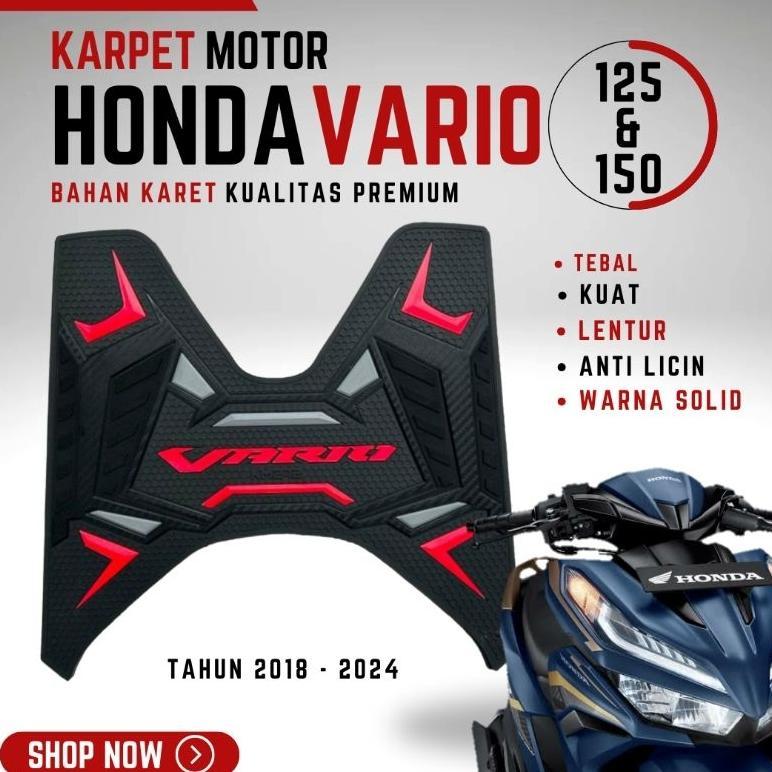 ALAS KAKI MOTOR HONDA VARIO 125/150 TAHUN 2015 - 2024 AKSESORIS MOTOR HONDA VARIO 125/150 VARIASI MO