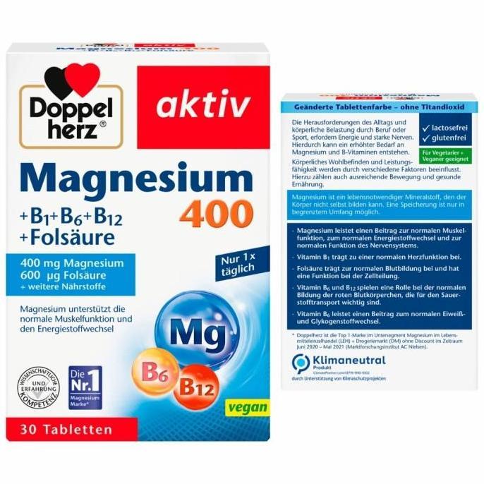 Doppelherz Magnesium 400 - Magnesium 500 - Glucosamin  - K2D3