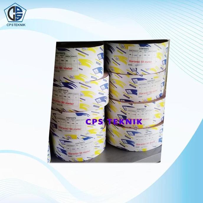 Murah Amplas Bangunan Taiyo Grit #60 Amplas 1 Roll Amplas Meteran