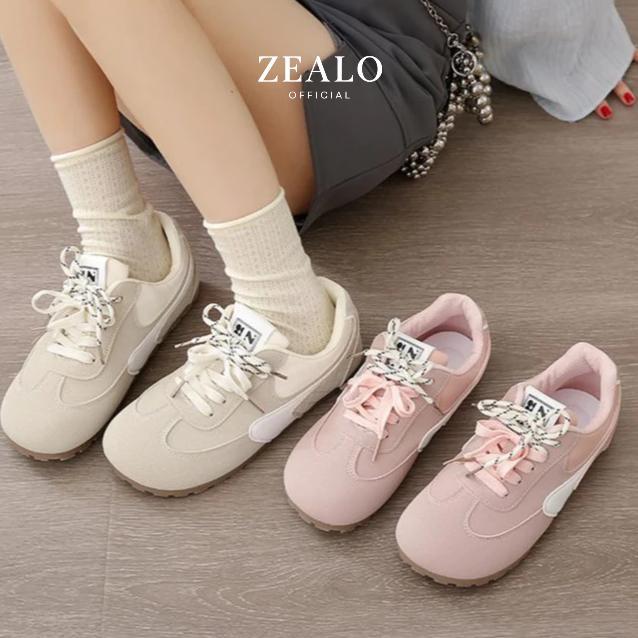 Zealo 395 Sepatu  Korea Wanita Sneakers Casual Sporty Ringan Trendi
