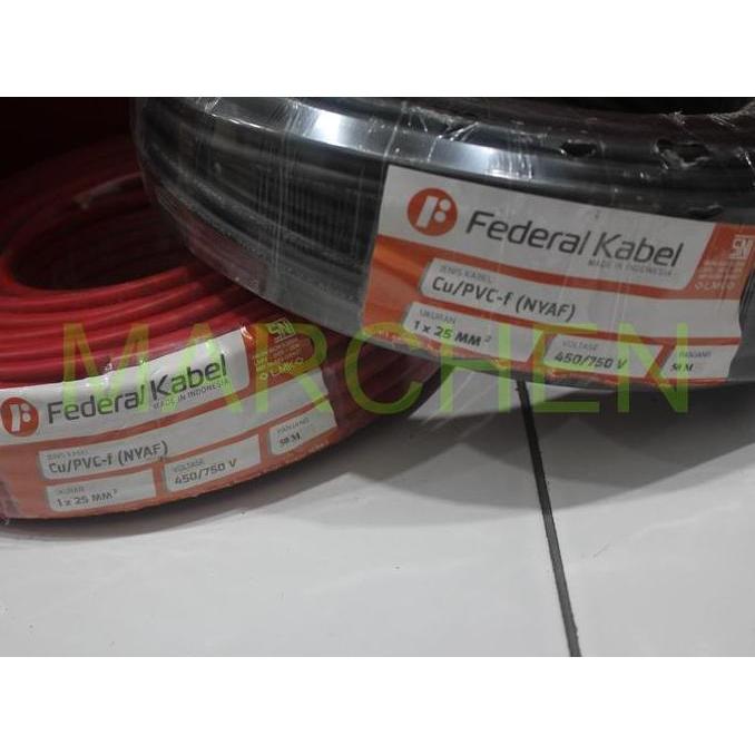 KABEL NYAF 1 X 25 1X25mm 25mm FEDERAL SERABUT