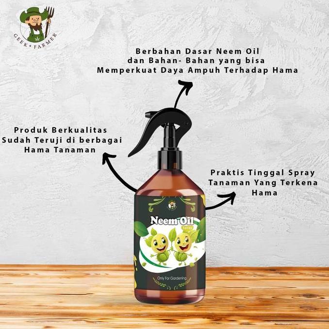 Place- Insektisida Organik Cair Spray Neem Oil 500Ml (Geek Farmer)