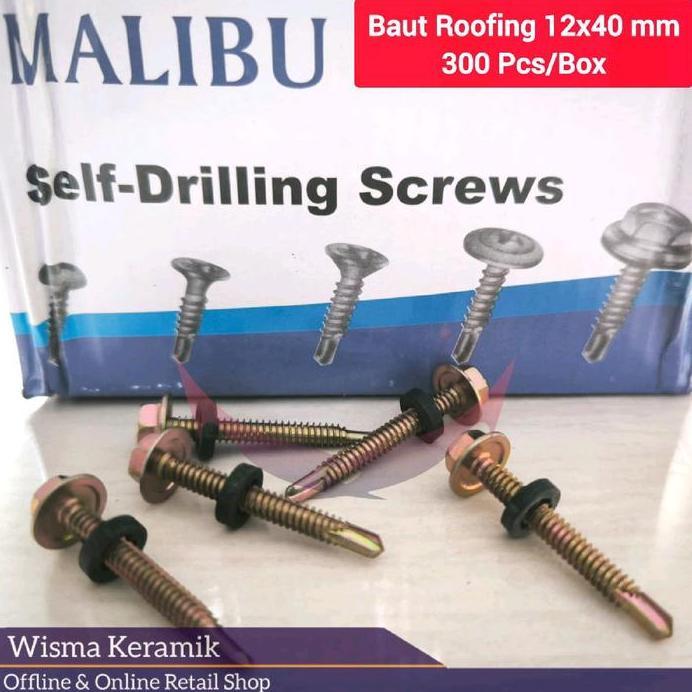 Baut roofing 12 per box/baut roofing 12x70 cm, 12x40 cm, per kotak/baut baja ringan