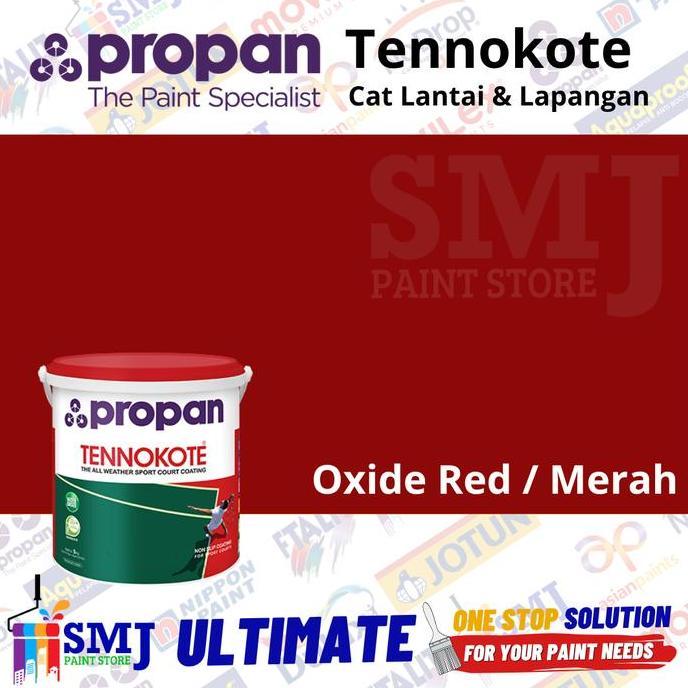 Tennokote Cat Lapangan OXIDE RED 22,5Kg set