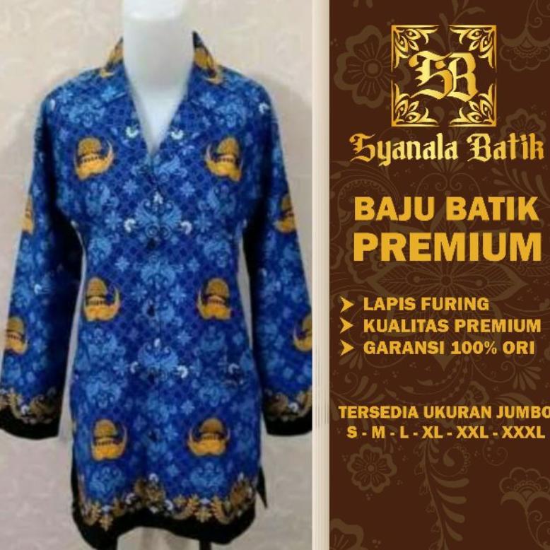 Murah Seragam Korpri Wanita Motif Terbaru Dengan Lapisan Puring