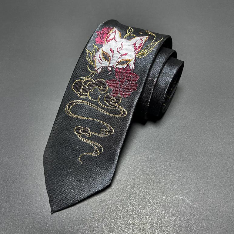 Dafx Dasi Fox Rubah 9 Ekor Nine Tail Japan Lolita Gothic Tie Aksesoris Cosplay Halloween Seragam Jk 